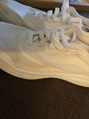 Vans All-White Athletic Sneakers